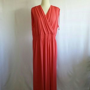 NWT Chico's Solid Tie Shoulder Maxi Dress Size 16